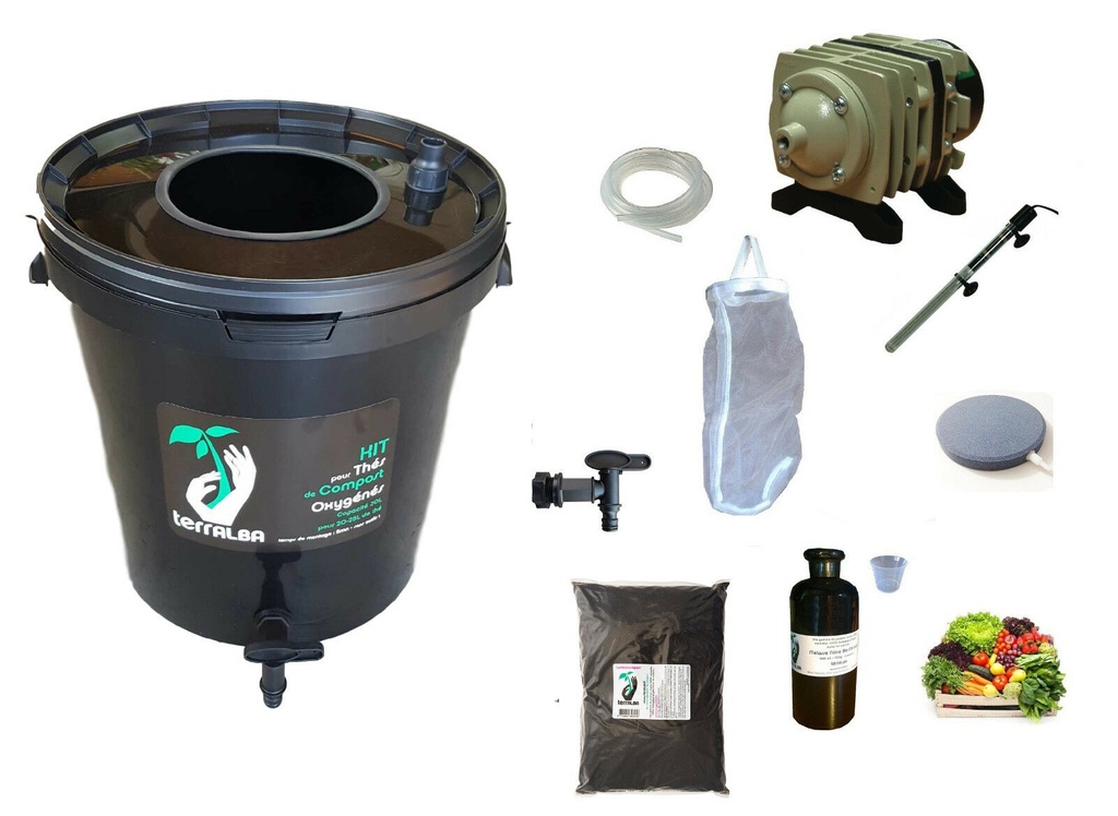 Terralba - Kit Machine The Compost (TCO) - 30 L — Engrais